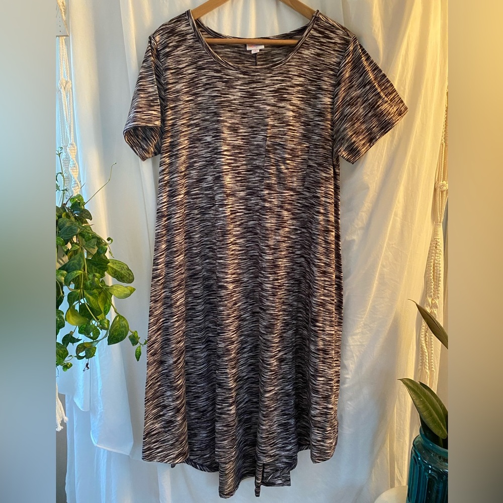 High low pocketed t-shirt dress